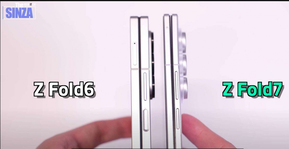 Galaxy Z Fold 7 sẽ mỏng hơn đáng kể so với Galaxy Z Fold 6.